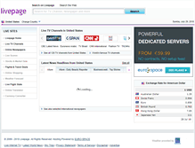 Tablet Screenshot of livepage.info